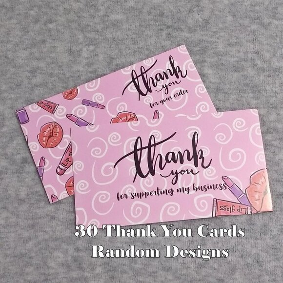 Femme Girlie Shipping Supplies! 30 Poly Mailers + 30 TY Cards + 60TY Stickers - Picture 6 of 14